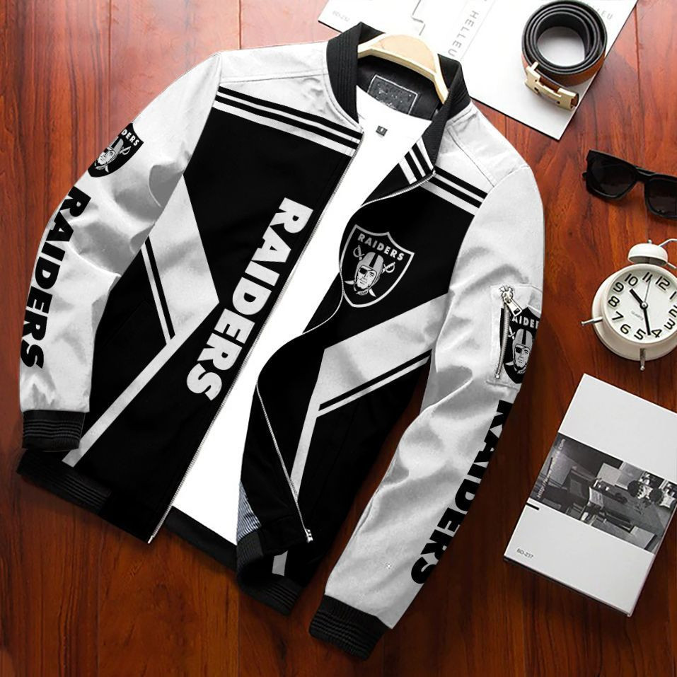 las vegas raiders bomber jacket 101 irh72