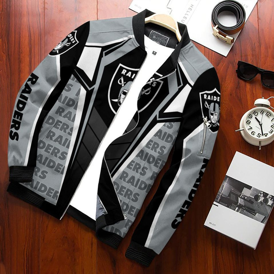 las vegas raiders bomber jacket 559 n9mme