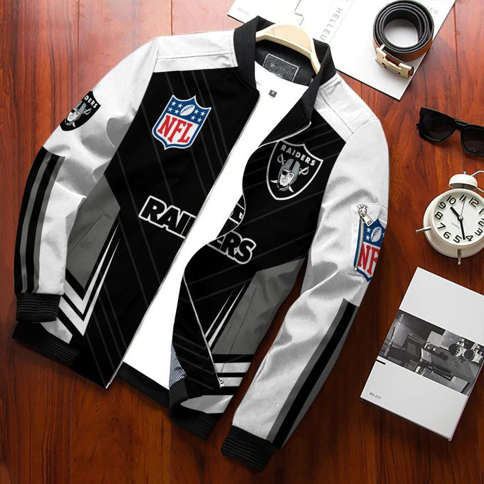 las vegas raiders bomber jacket 586 3slwi