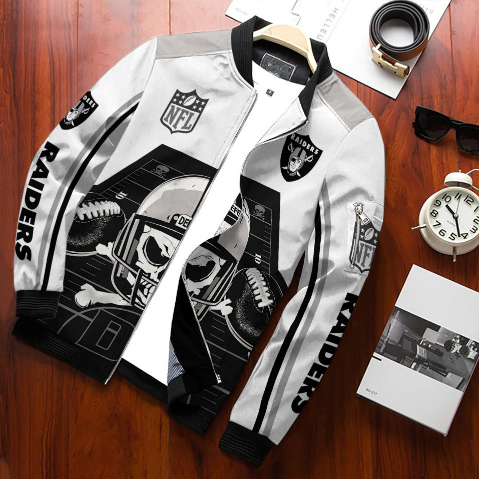 las vegas raiders bomber jacket 774 ktevh