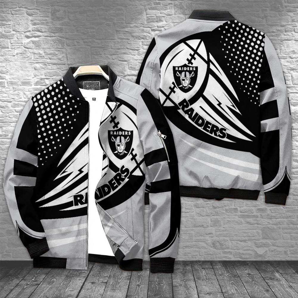 las vegas raiders bomber jacket bg125 odjzr