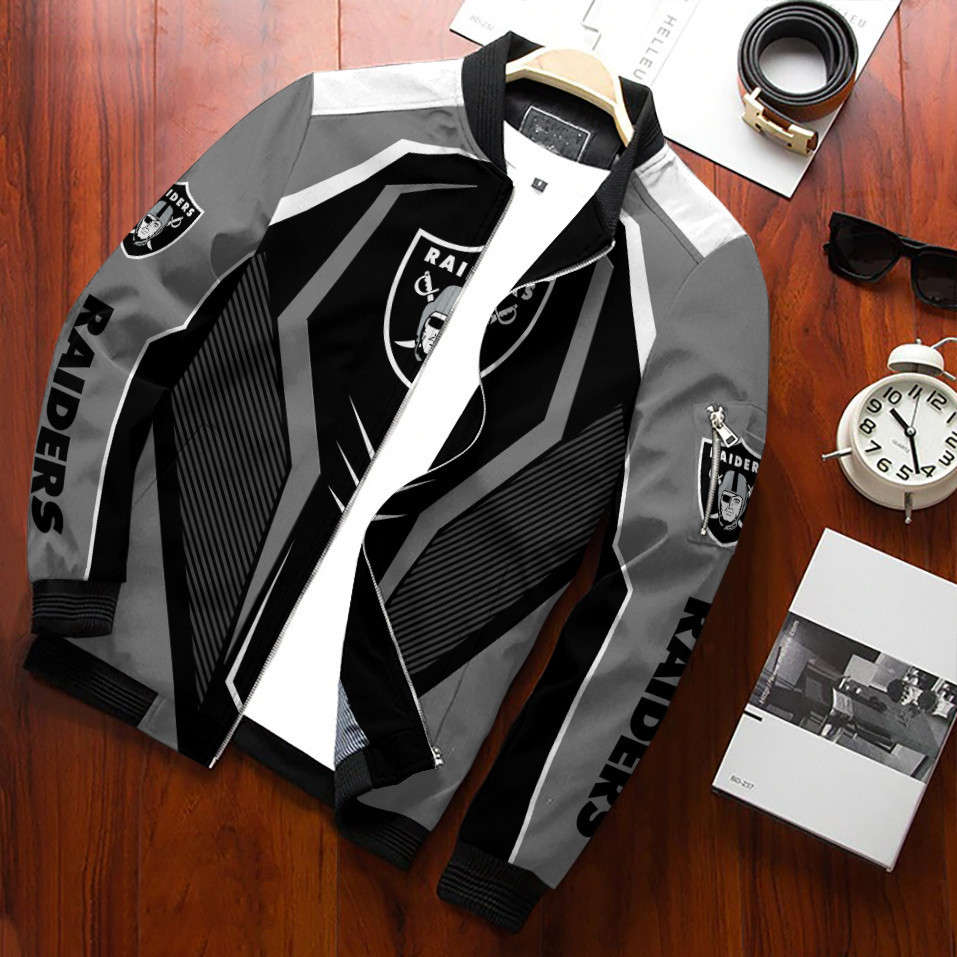 las vegas raiders bomber jacket bg223 grzos