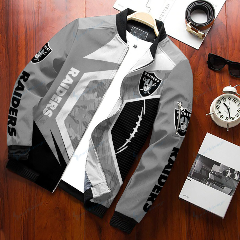las vegas raiders bomber jacket bg287 vlsc0