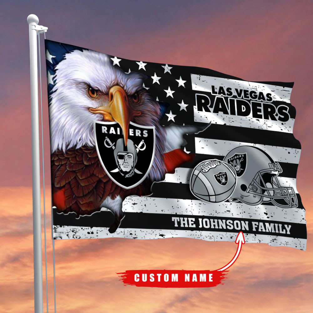 las vegas raiders flag custom name pmavr