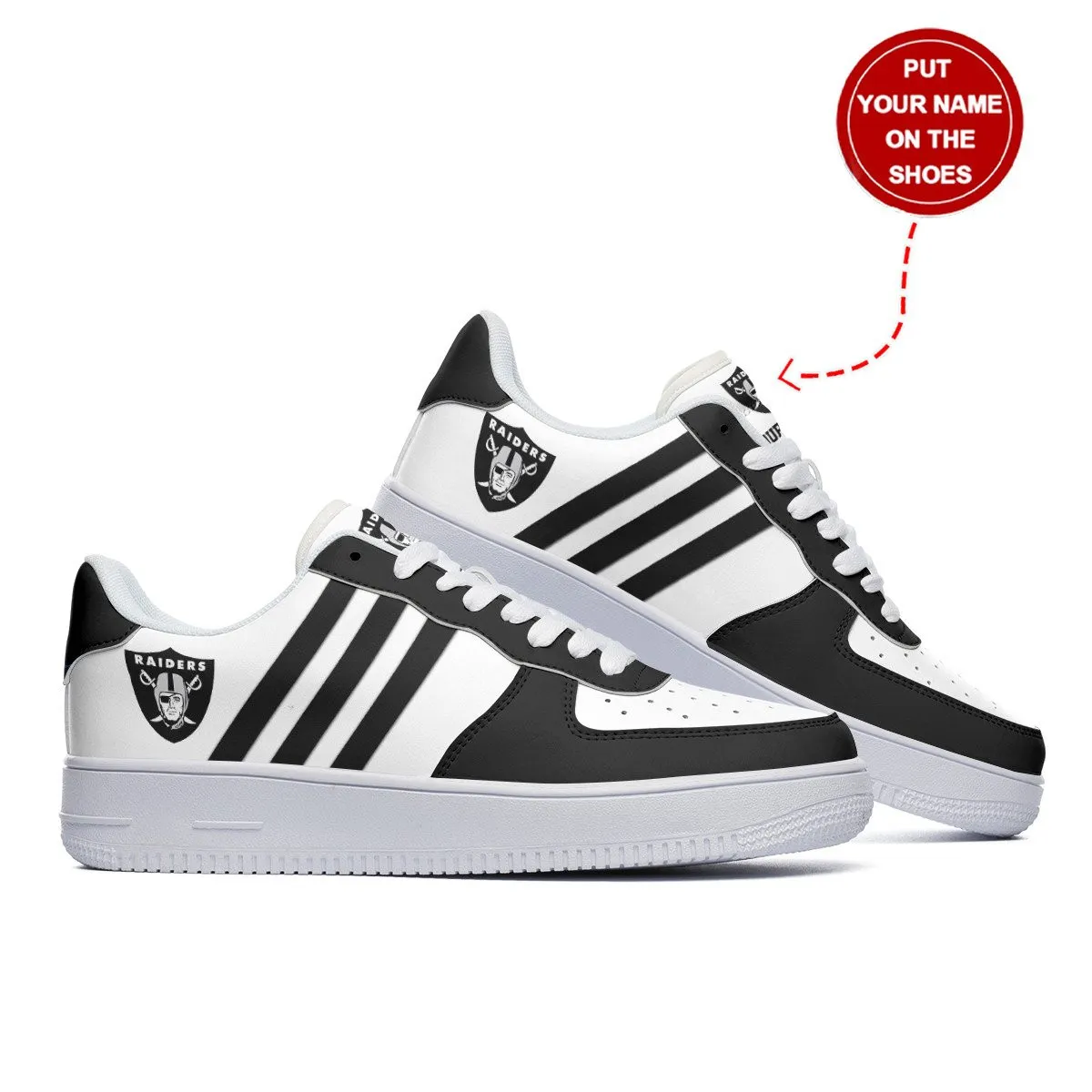 las vegas raiders personalized af1 shoes bg288 dbrka