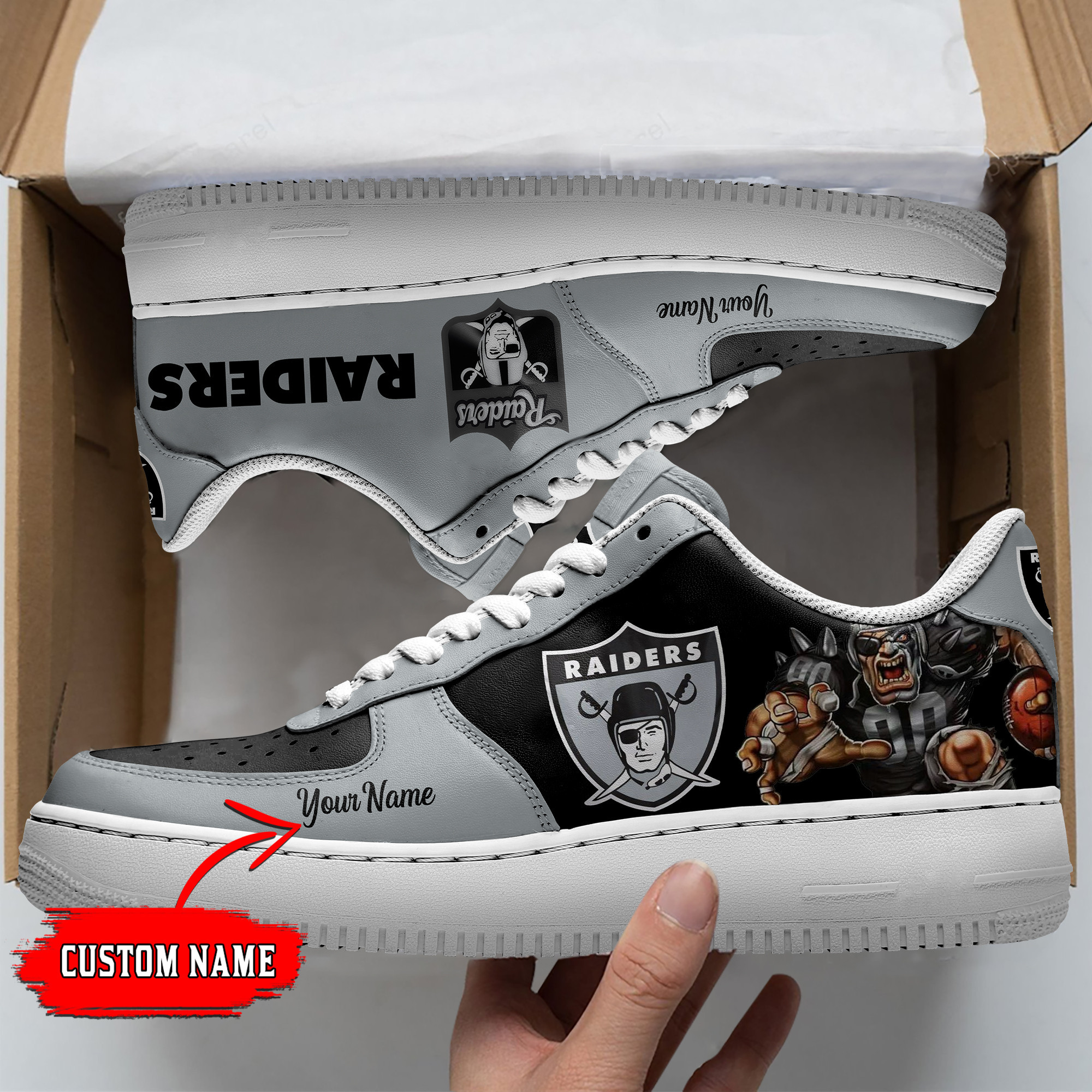 las vegas raiders personalized af1 shoes bg29 uxreo