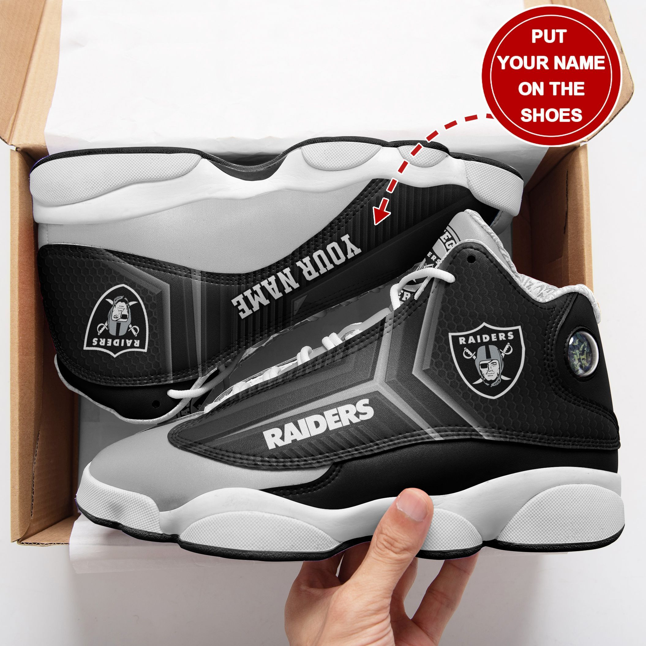 las vegas raiders personalized ajd13 sneakers 1099 cgiwn