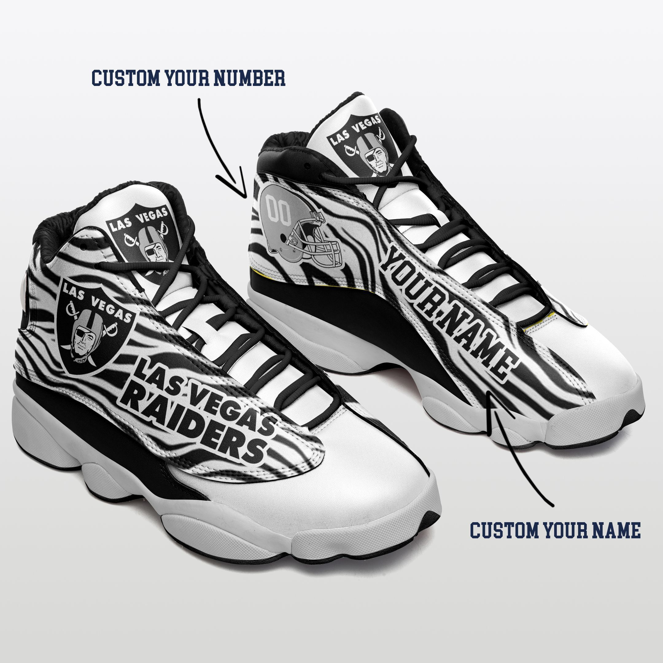 las vegas raiders personalized ajd13 sneakers 932 vlykz
