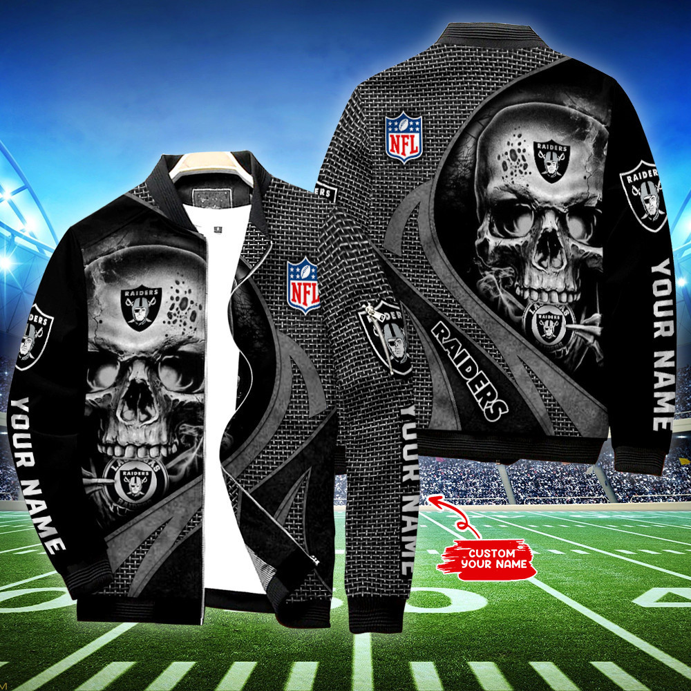 las vegas raiders personalized bomber jacket bg618 ugl4r