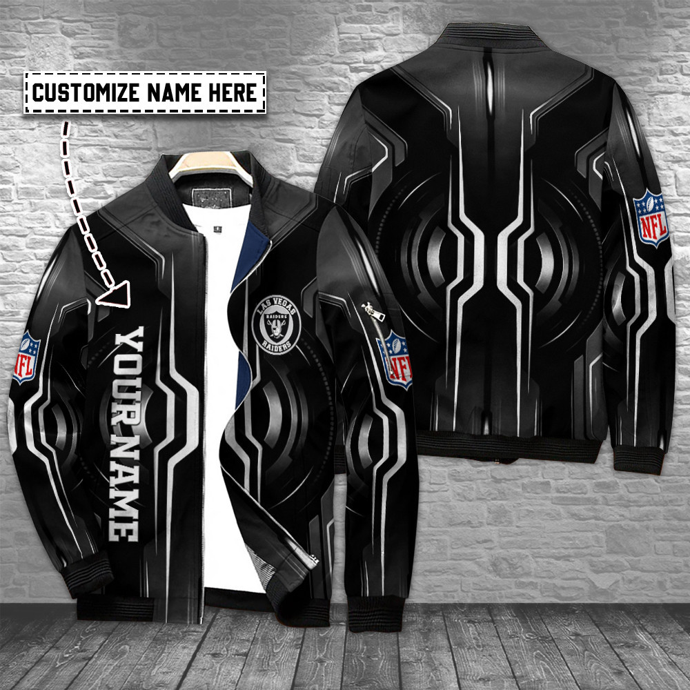 las vegas raiders personalized bomber jacket bg704 z3smz