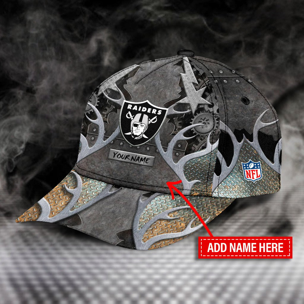 las vegas raiders personalized classic cap bg935 mttu6