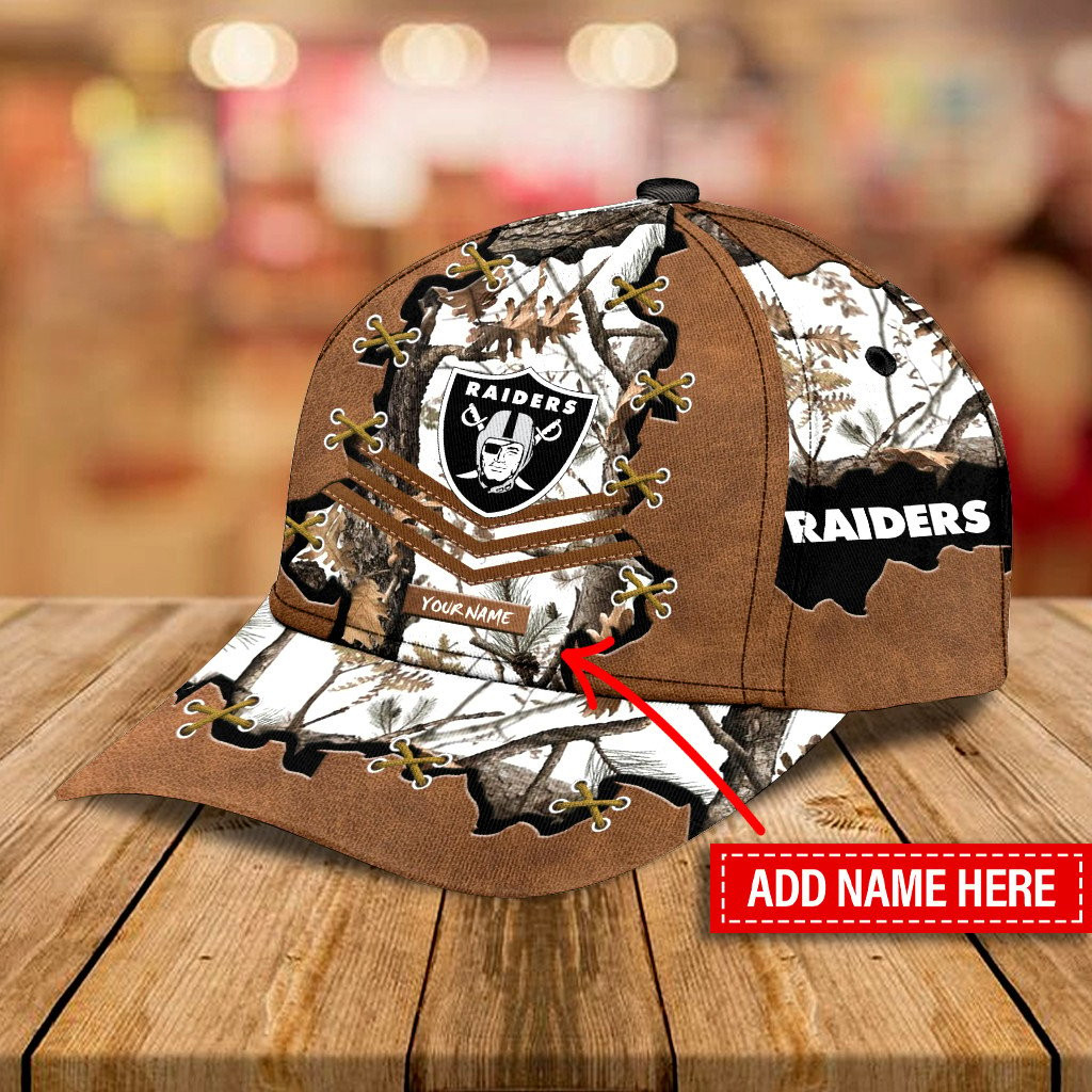 las vegas raiders personalized classic cap bg973 sv6li