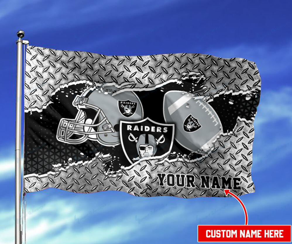 las vegas raiders personalized flag 132 okqyt