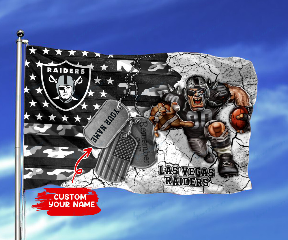 las vegas raiders personalized flag 270 tpoma