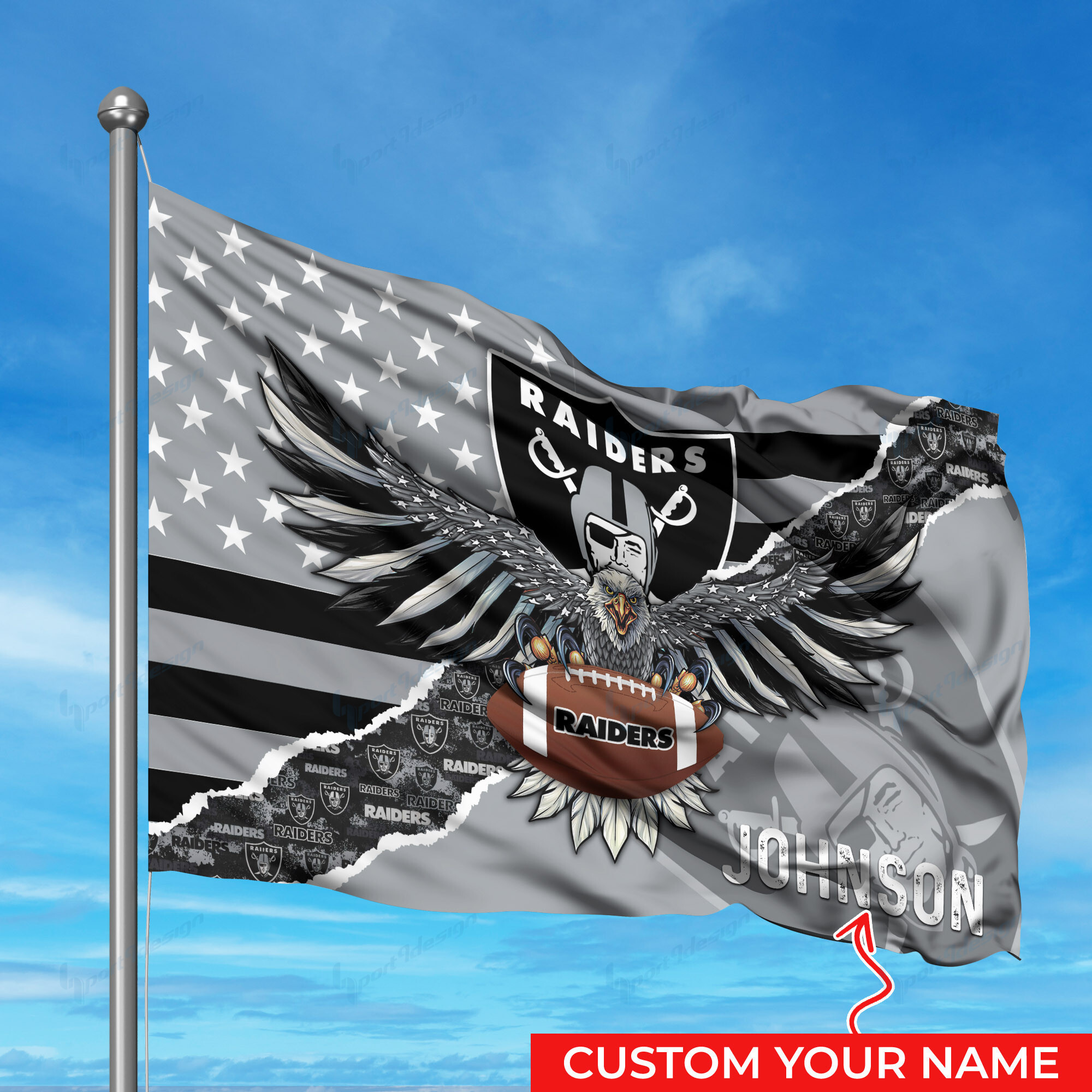 las vegas raiders personalized flag 298 uztue