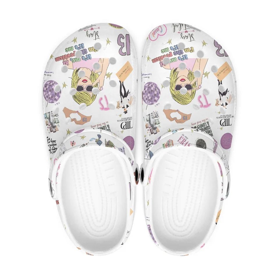 lightweight 26 comfortable clogs singer taylor swift music slippers gm7mg