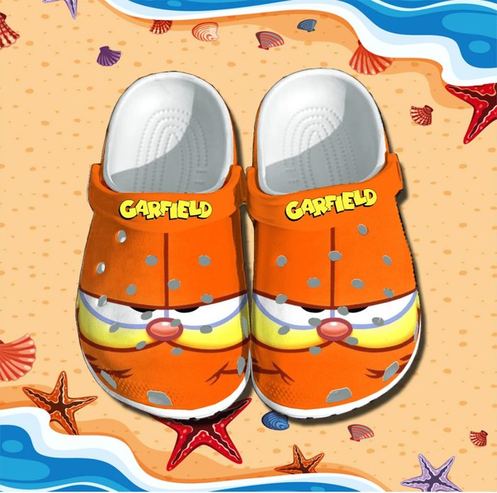 lightweight garfield orange clogs for kids 26 adults x2onv