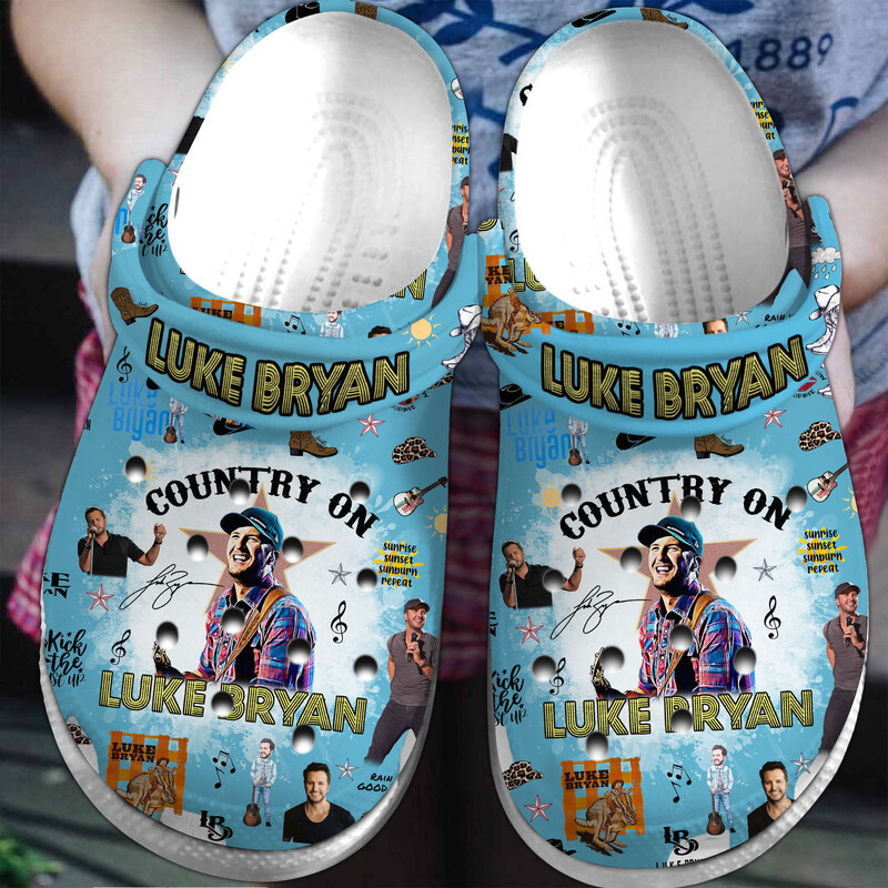 lightweight luke combs blue clogs for kids 26 adults shkcr