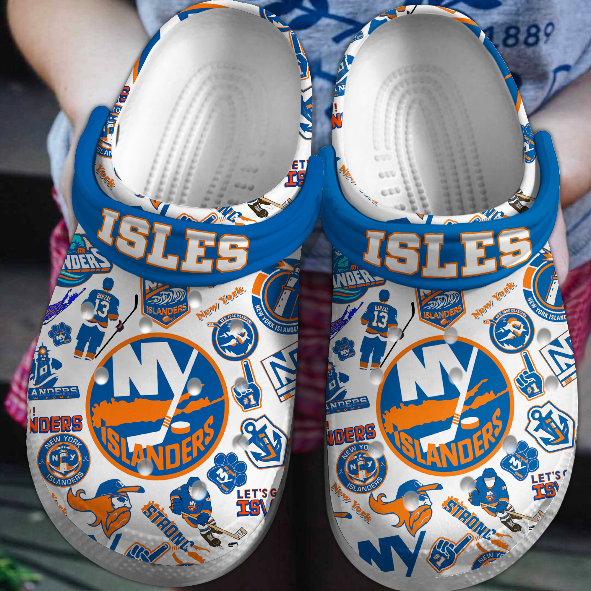 lightweight new york islanders nhl sport clogs for kids and adults wkrah