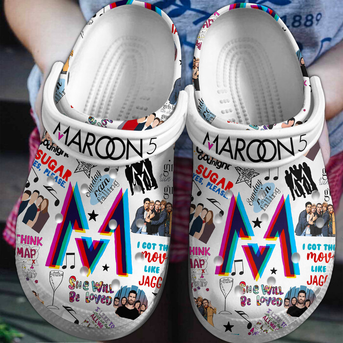 limited edition maroon 5 music band clogs for kids 26 adults 0oqph
