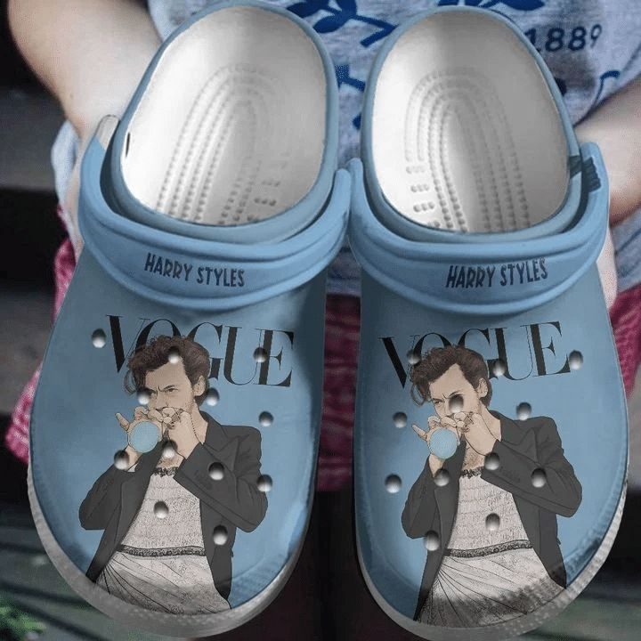 lined harry styles blue clogs for kids 26 adults ikugu