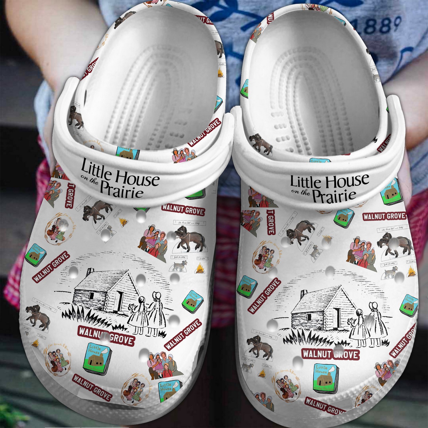 little house on the prairie tv series walnut grove clogs for kids 26 adults tlie1