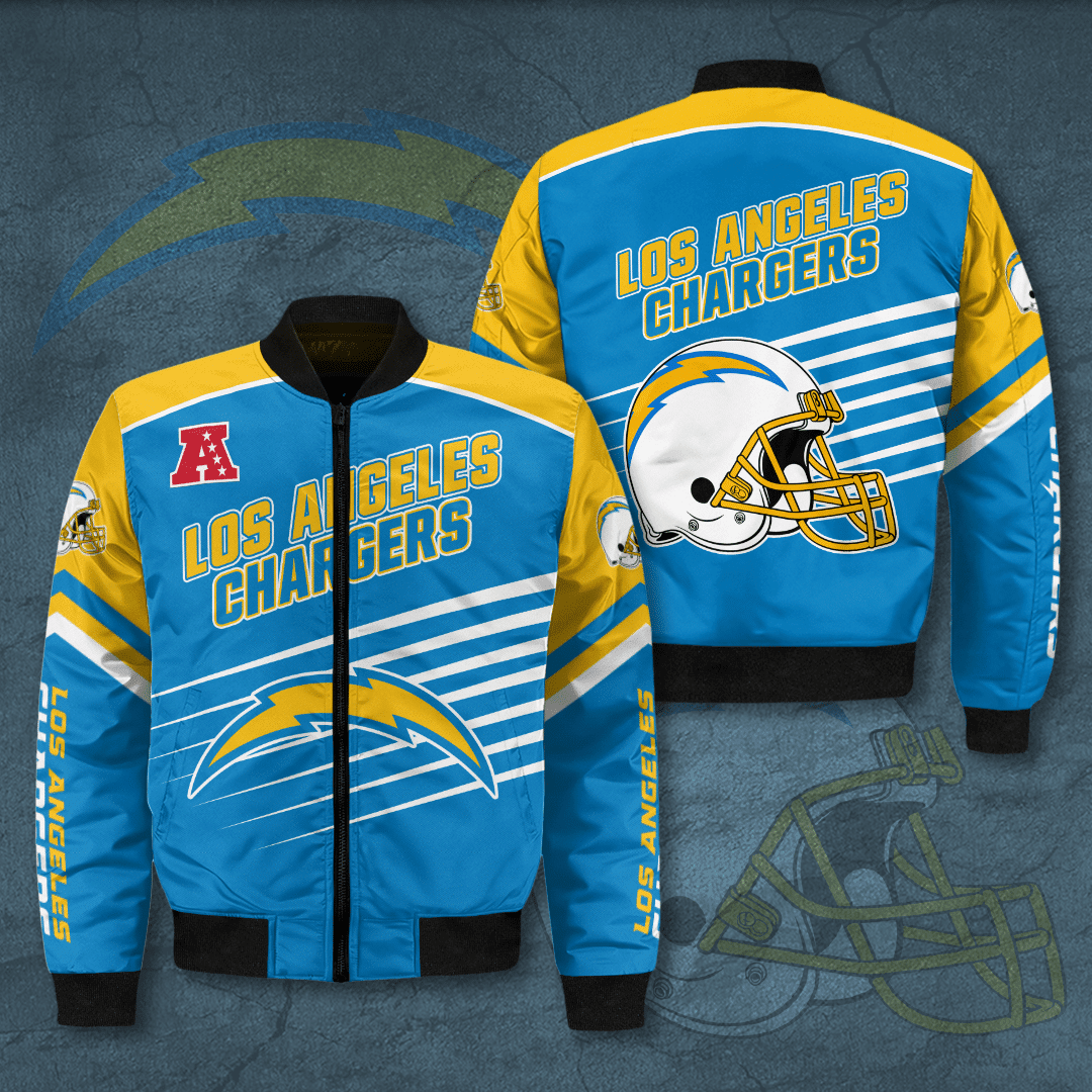 los angeles chargers bomber jacket 169 dj2xu