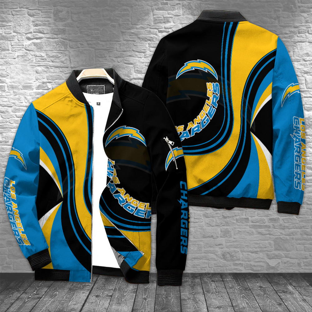 los angeles chargers bomber jacket bg145 mt3dl