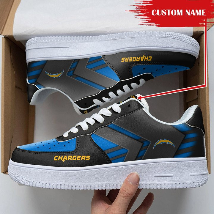 los angeles chargers personalized af1 shoes 314 ilxtx