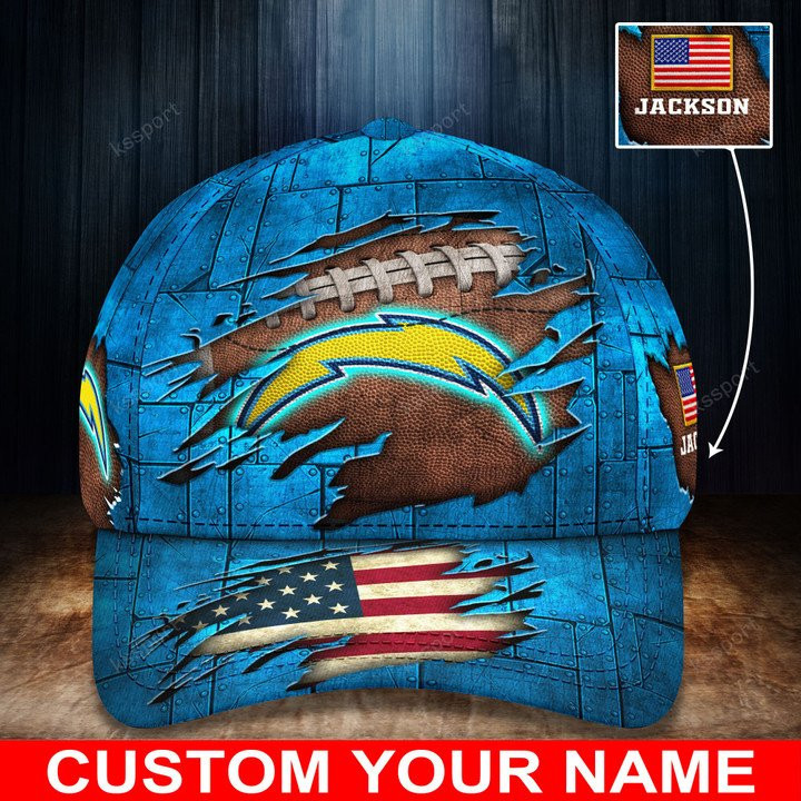 los angeles chargers personalized classic cap bg230 qve33