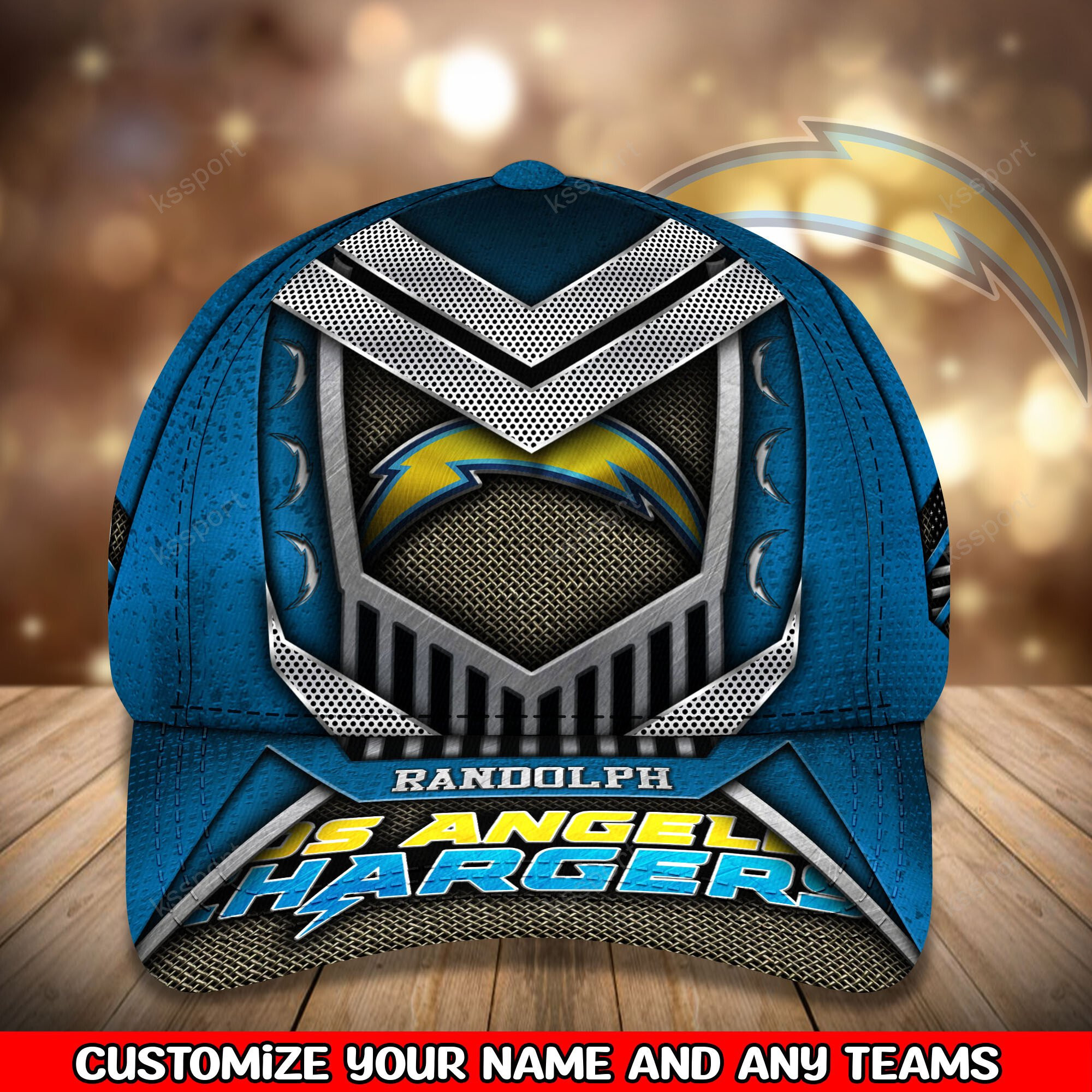 los angeles chargers personalized classic cap bg778 ecljn