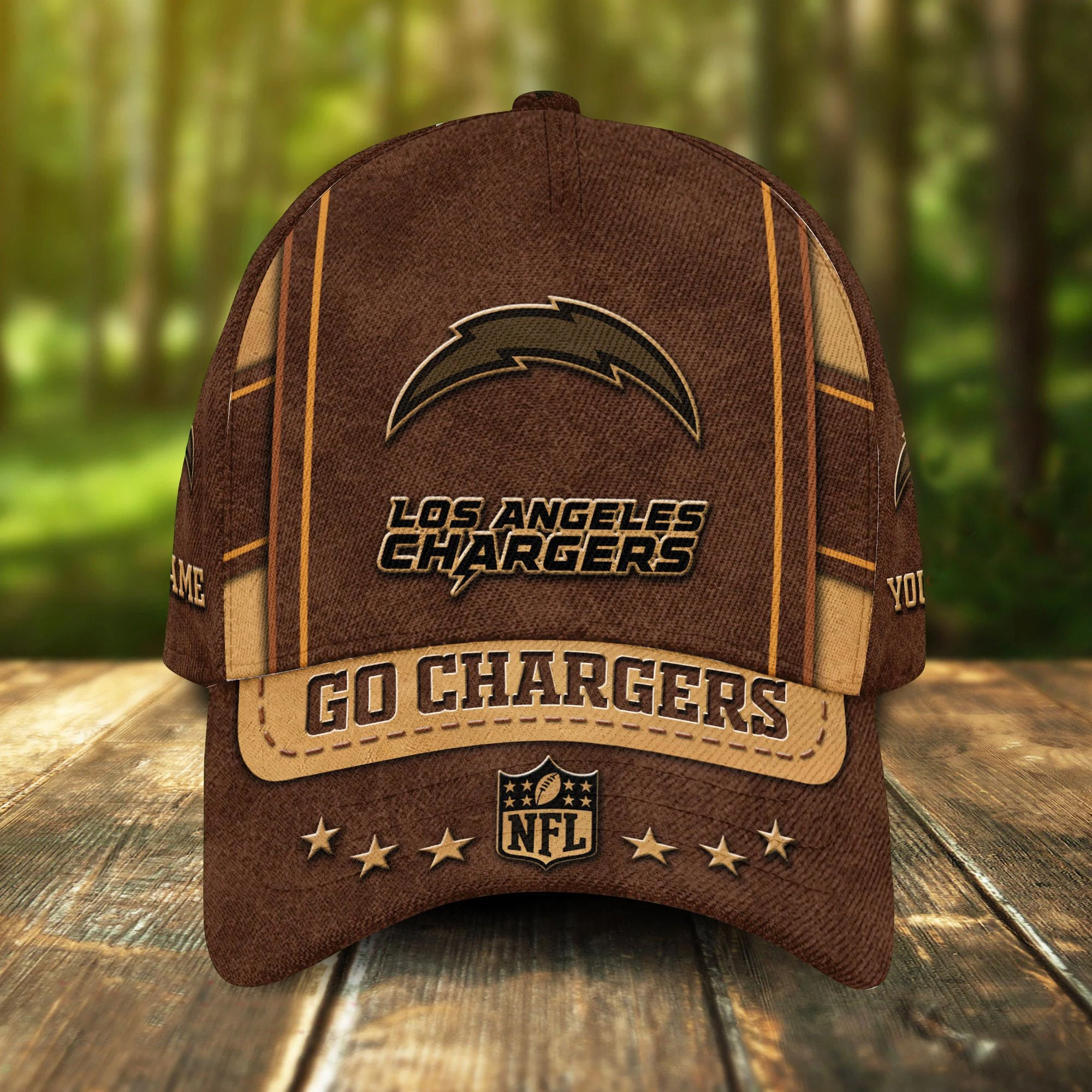 los angeles chargers personalized classic cap bg879 chvbg