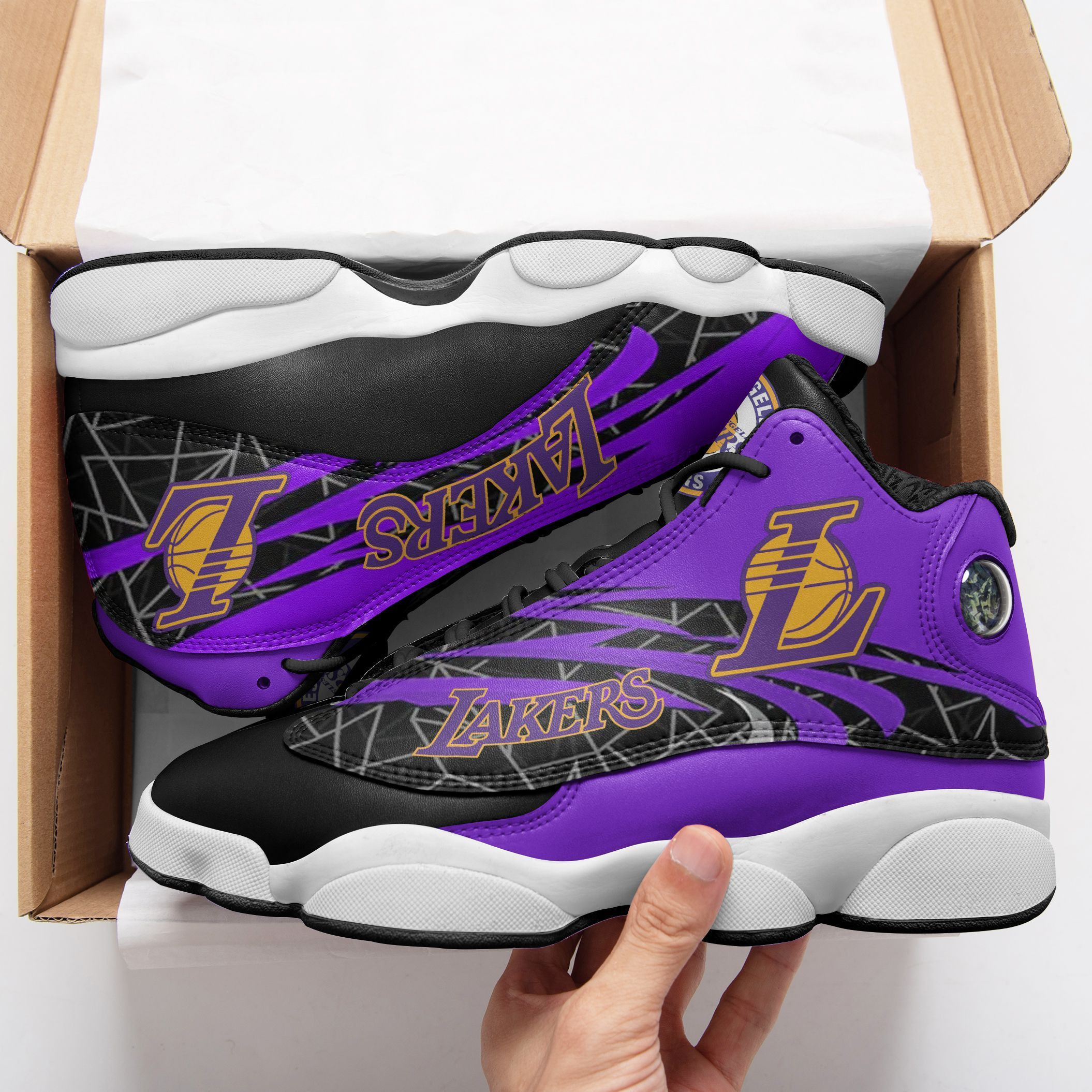 los angeles lakers ajd13 sneakers 775 6usmu