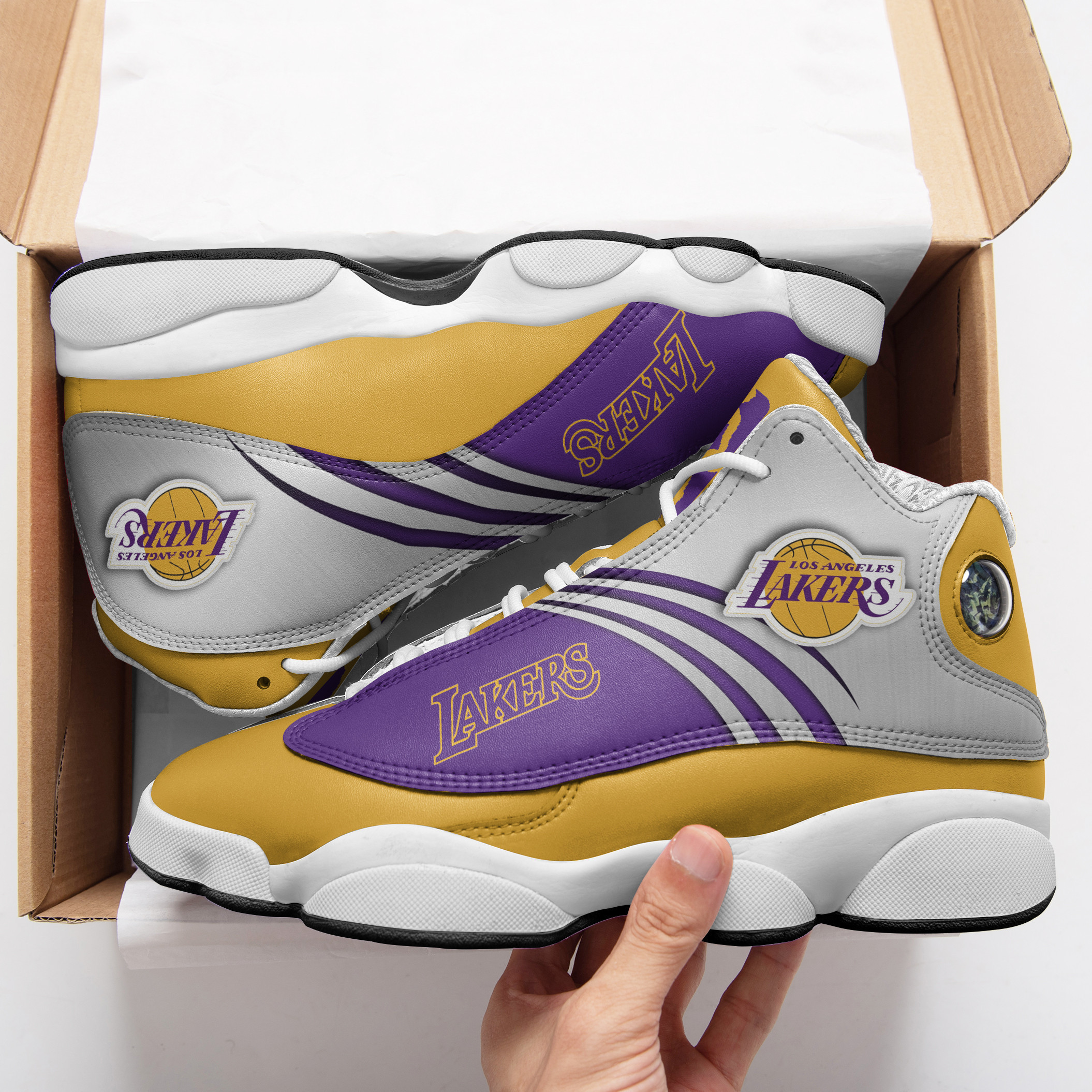 los angeles lakers ajd13 sneakers bg30 40gve