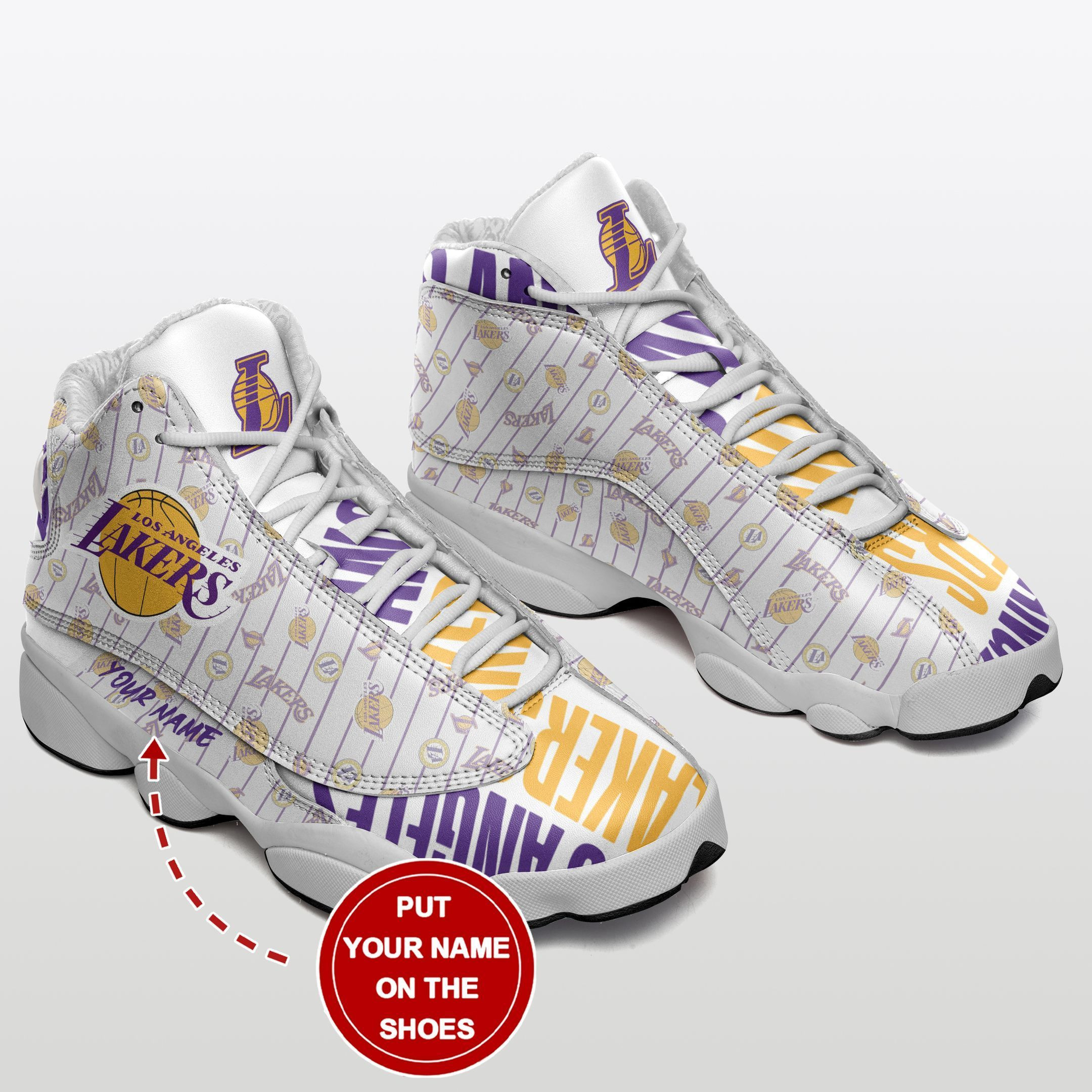 los angeles lakers personalized ajd13 sneakers 943 2p5tv