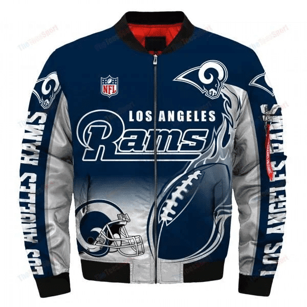 los angeles rams bomber jacket 27 kdpwp