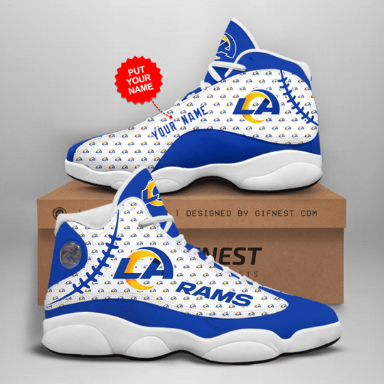 los angeles rams personalized ajd13 sneakers 997 w0gft