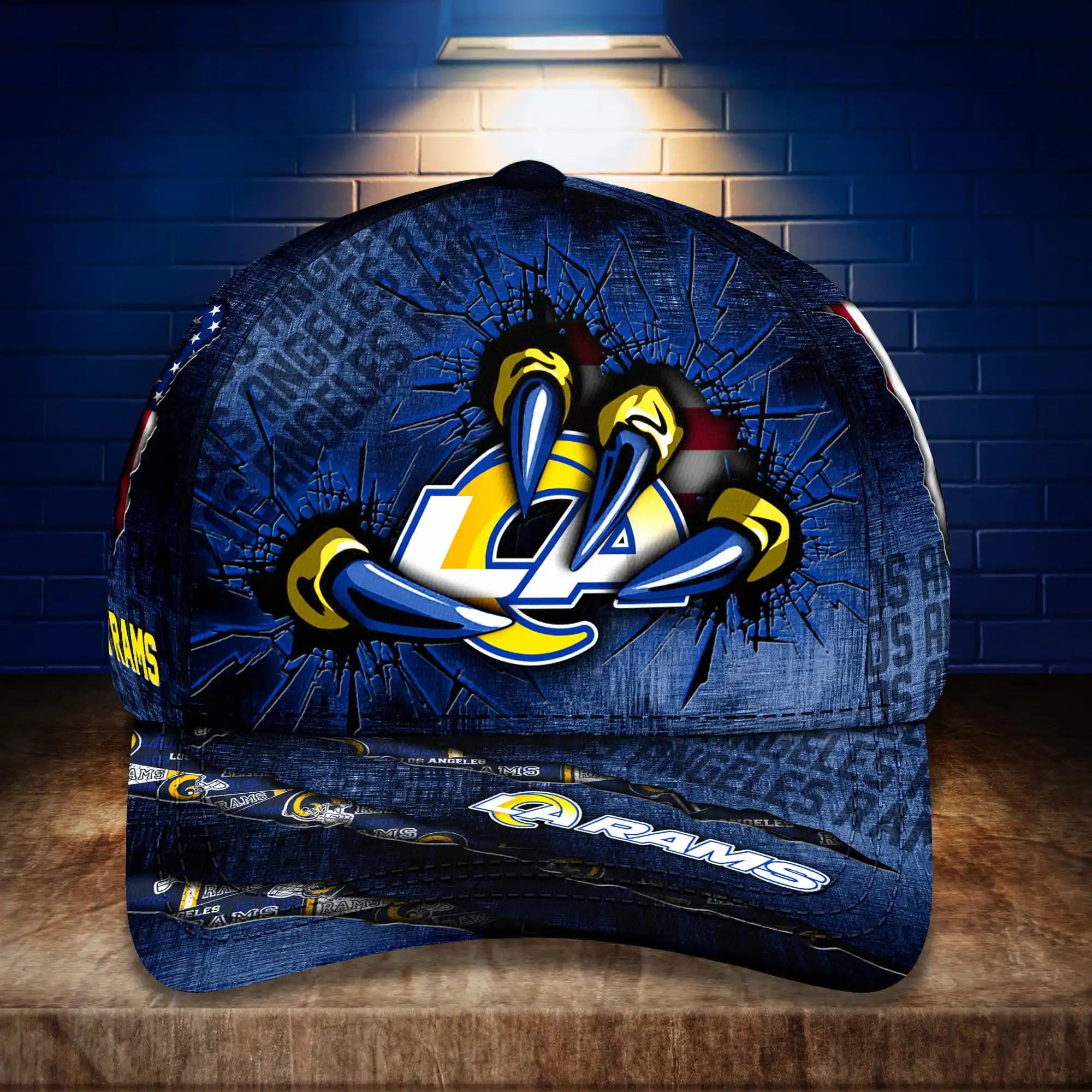 los angeles rams personalized classic cap bg261 ozgap