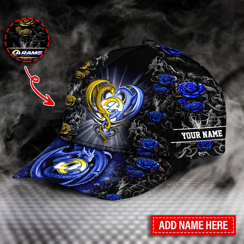 los angeles rams personalized classic cap bg749 2znis