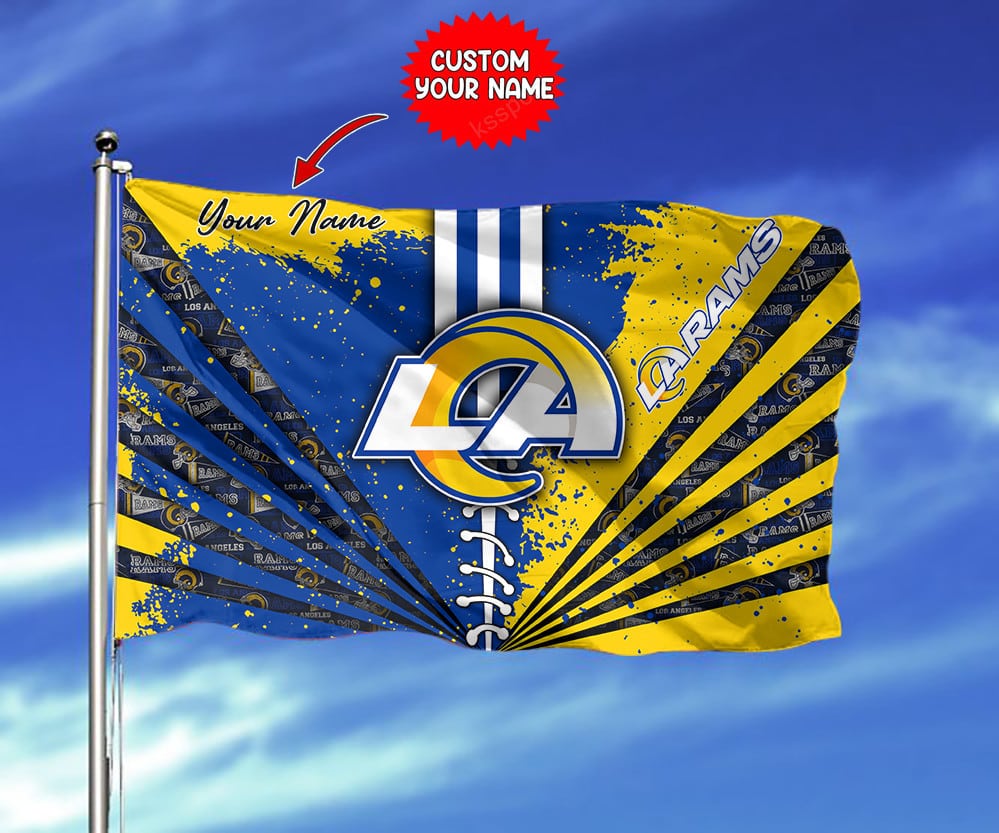 los angeles rams personalized flag 359 jpzjc