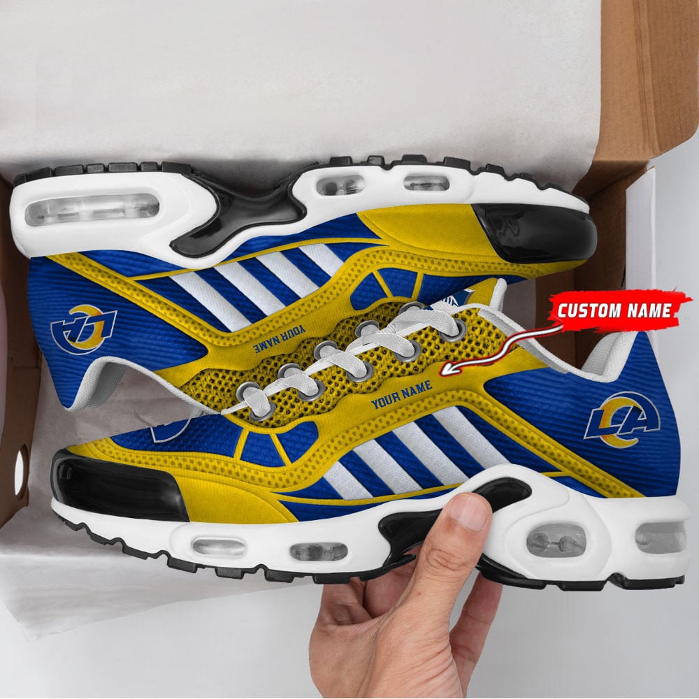los angeles rams personalized plus t n youth sneakers bg153 ny0ui