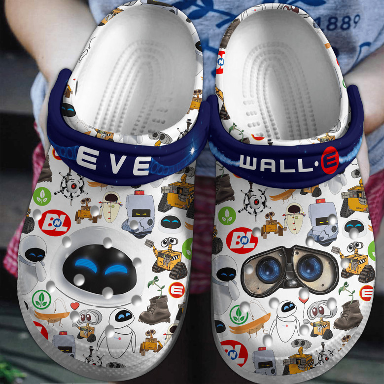 lovely couple shoes eve 26 walle cartoon clogs for kids and adults 0wfkc