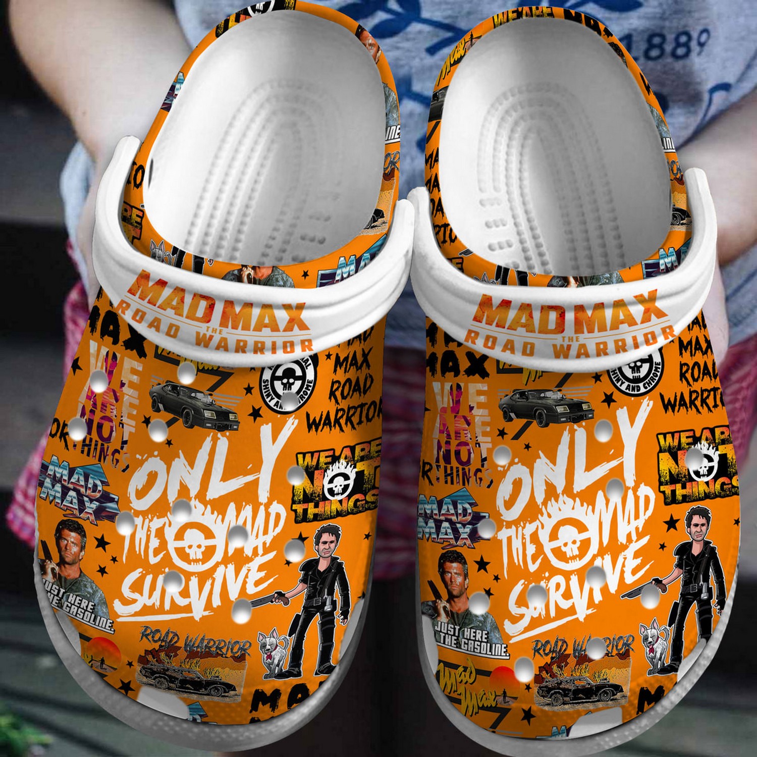 mad max the road warrior movie orange clogs fast shipping service available xxgki