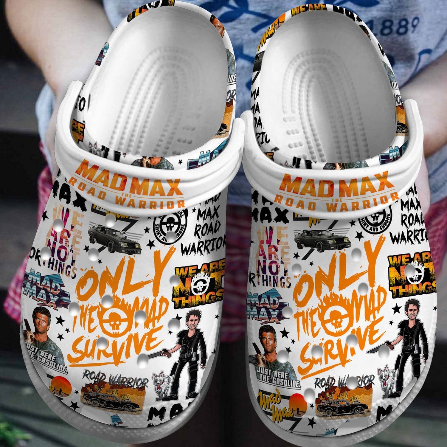 mad max the road warrior movie white clogs fast shipping service available qlxnr