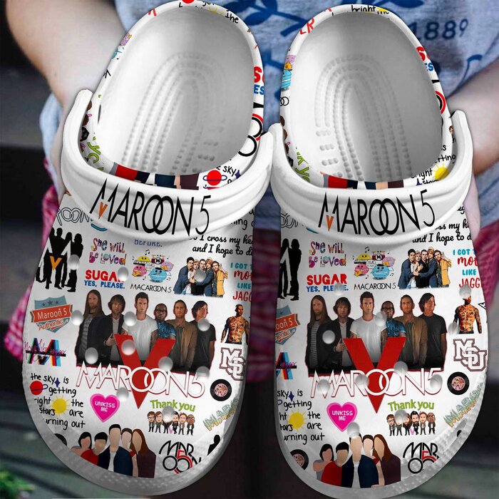 maroon 5 music band clogs for kids 26 adults l5rmk