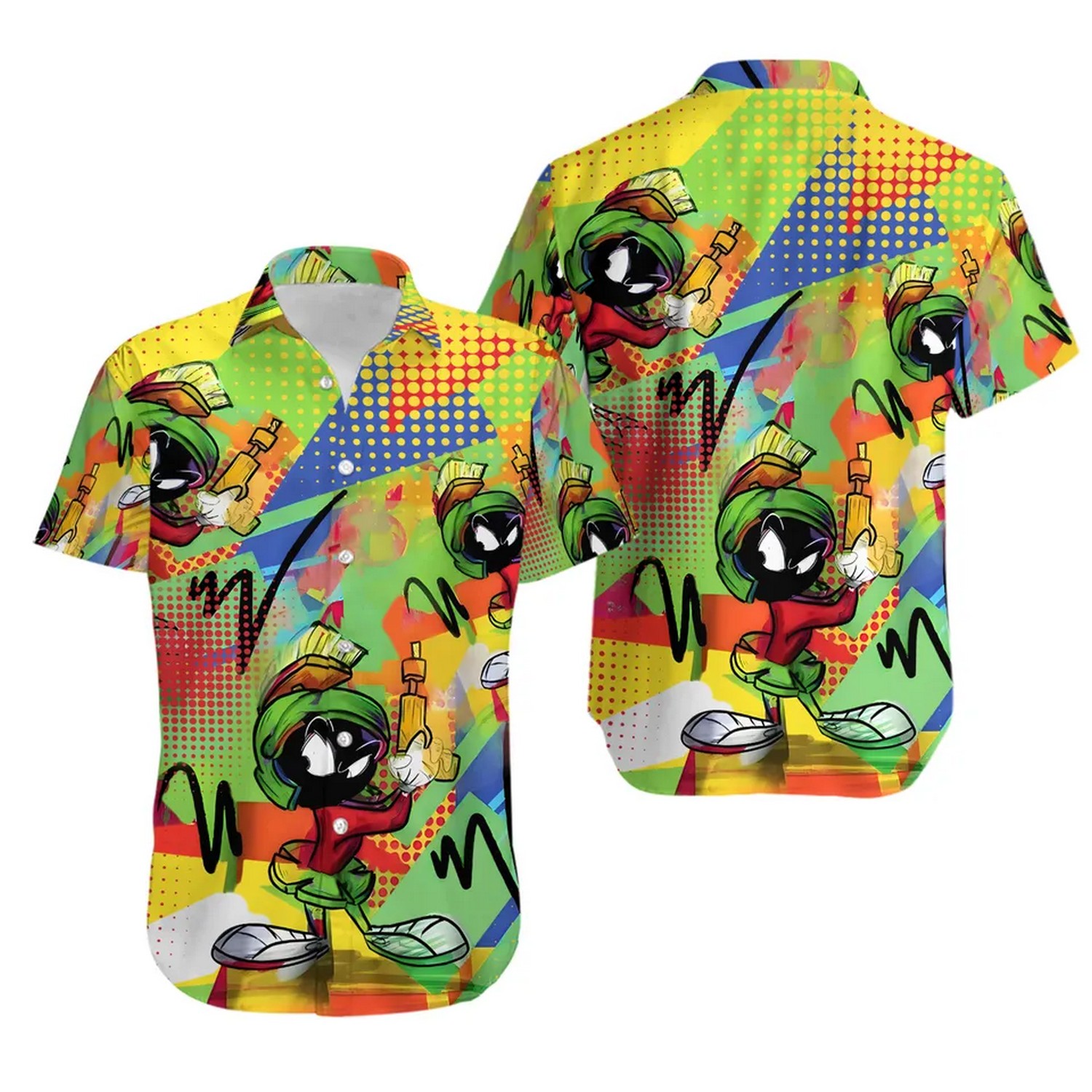 marvin the martian hawaiian shirt xntdj