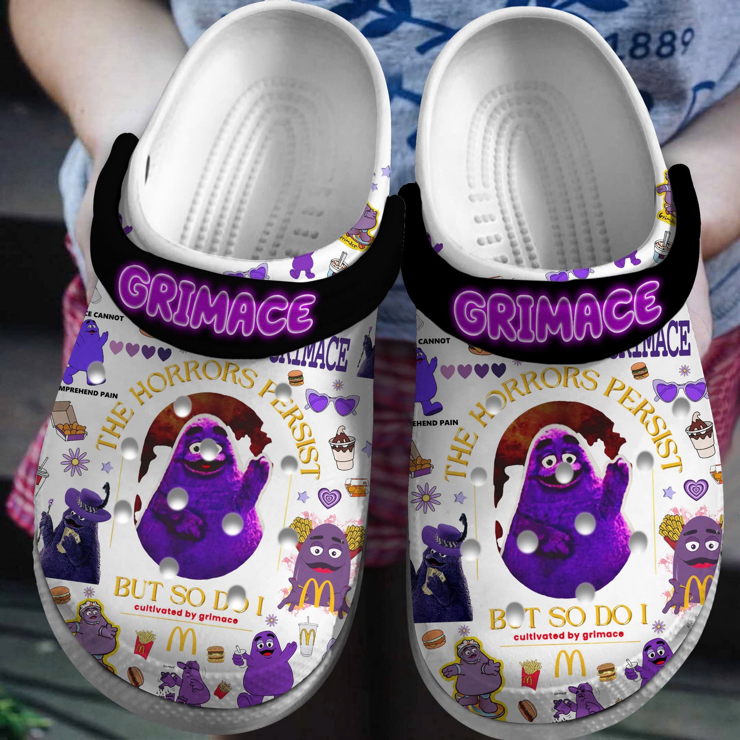 mc donald grimace the horrors persits but so do i clogs fast shipping service available qynp0