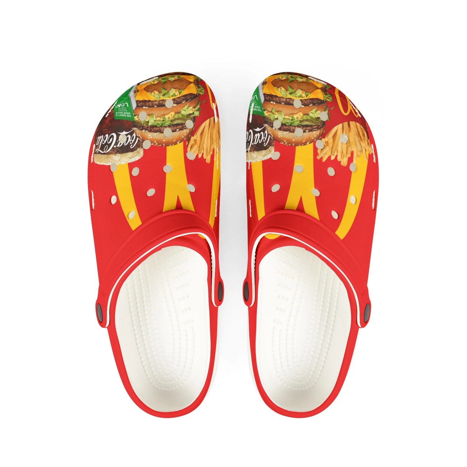 mc donalds happy meal and coca cola clogs for kids and adults 1n6xn