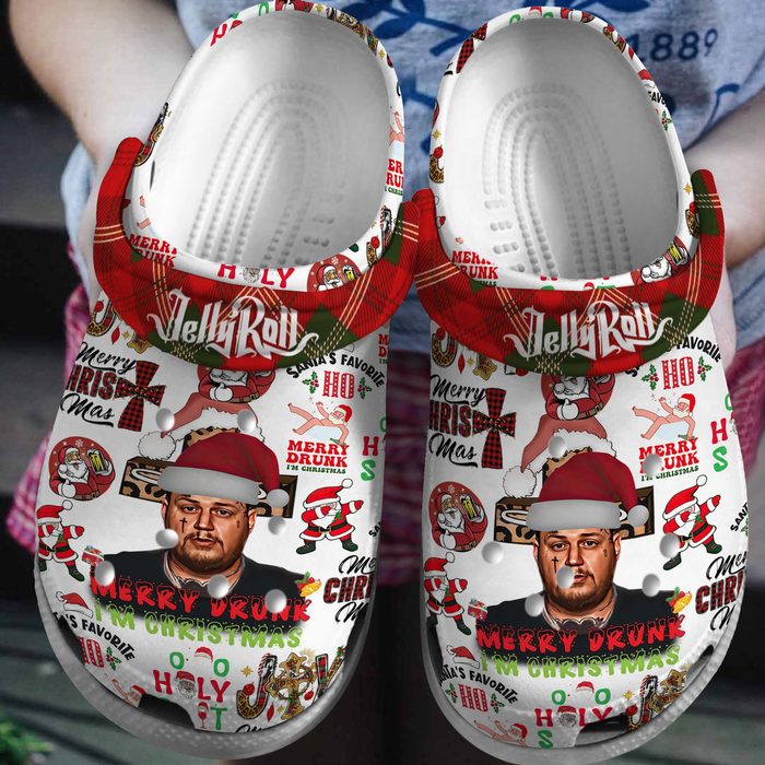 merry drunk im christmas jelly roll music clogs shoes usmli