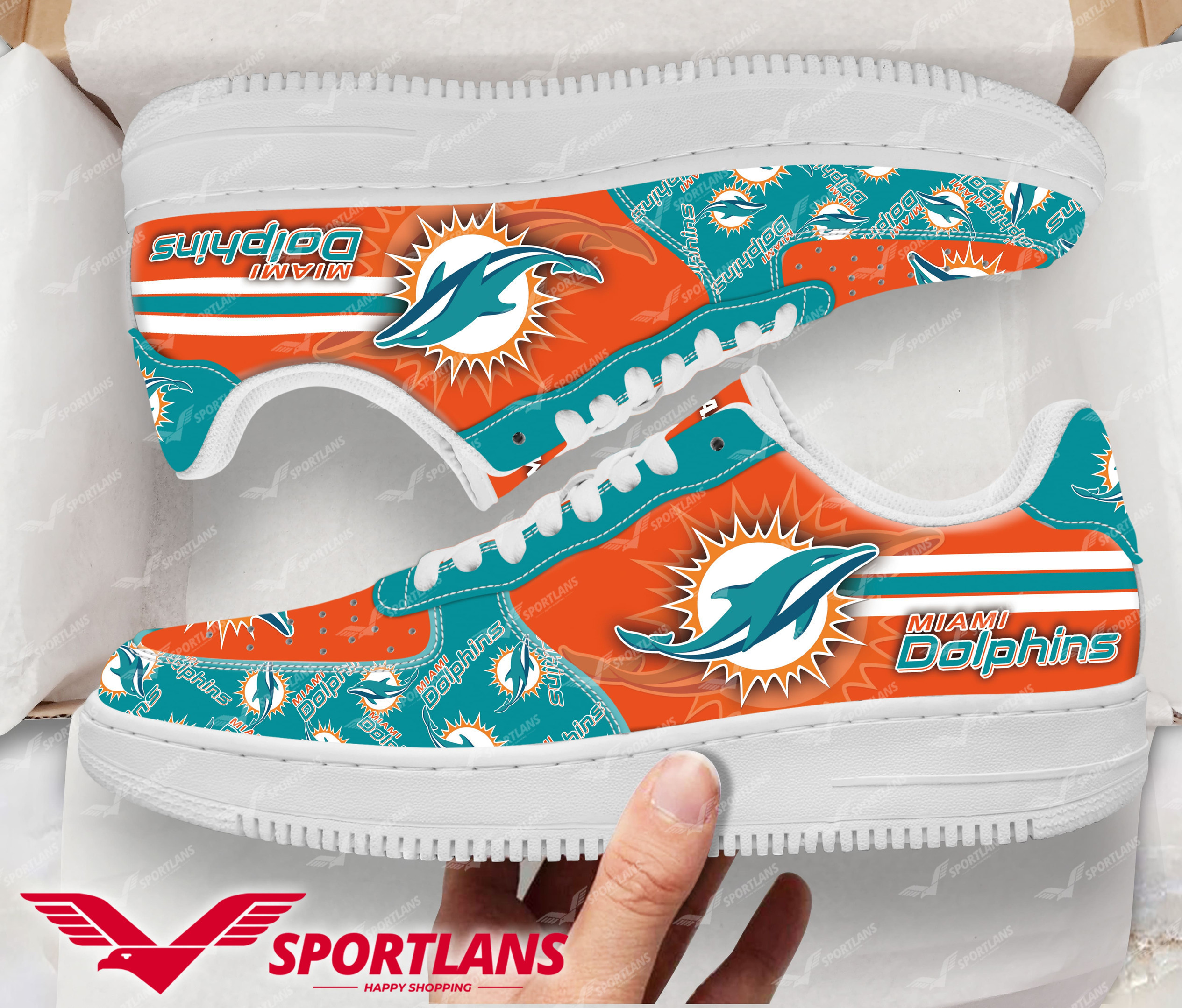 miami dolphins nfl personalized air force 1 shoes pijdd